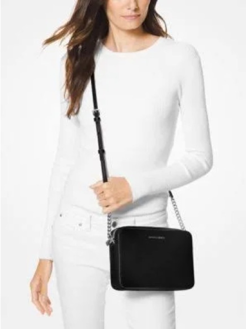 Michael Kors Black jet set crossbody